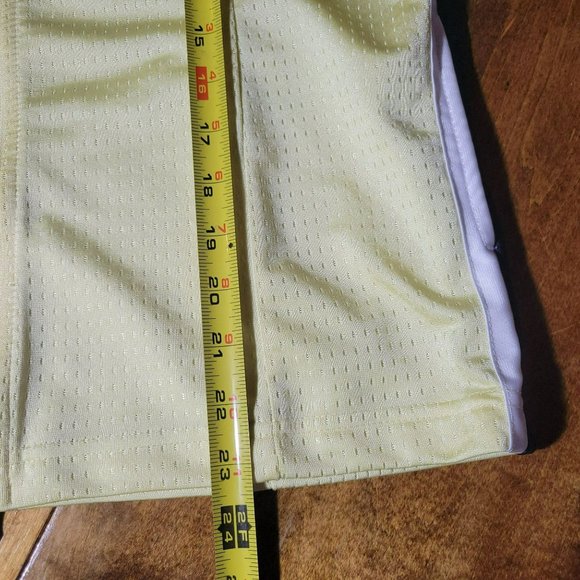 Nike Full Zip Mesh Lined Ladies Size Large 12-14 Hooded Jacket Pale Yellow - Picture 4 of 10